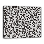 Leopard print gray theme Canvas 20  x 16  (Stretched)