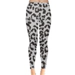 Leopard print gray theme Leggings 