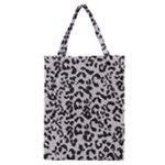 Leopard print gray theme Classic Tote Bag