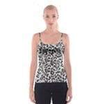 Leopard print gray theme Spaghetti Strap Top