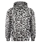 Leopard print gray theme Men s Core Hoodie