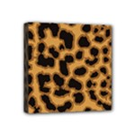 Leopard Print Spots Mini Canvas 4  x 4  (Stretched)