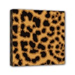 Leopard Print Spots Mini Canvas 6  x 6  (Stretched)