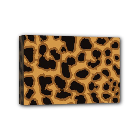 Leopard Print Spots Mini Canvas 6  x 4  (Stretched) from ArtsNow.com