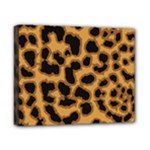 Leopard Print Spots Canvas 10  x 8  (Stretched)