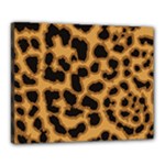 Leopard Print Spots Canvas 20  x 16  (Stretched)