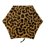 Leopard Print Spots Mini Folding Umbrella