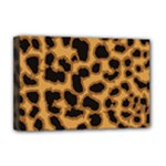 Leopard Print Spots Deluxe Canvas 18  x 12  (Stretched)