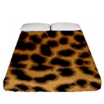 Leopard Print Spots Fitted Sheet (Queen Size)