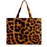 Leopard Print Spots Zipper Mini Tote Bag