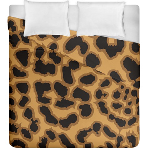 Leopard Print Spots Duvet Cover Double Side (King Size) from ArtsNow.com