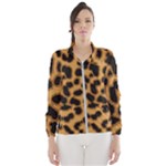 Leopard Print Spots Women s Windbreaker