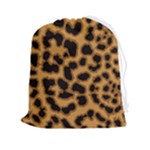 Leopard Print Spots Drawstring Pouch (2XL)