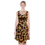 Leopard Print Spots Racerback Midi Dress