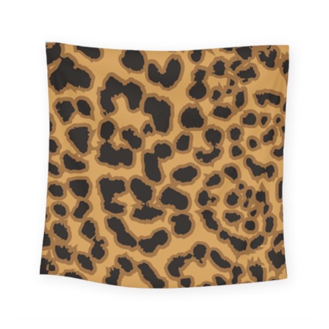 Leopard Print Spots Square Tapestry (Small) from ArtsNow.com