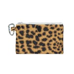 Leopard Print Spots Canvas Cosmetic Bag (Small)