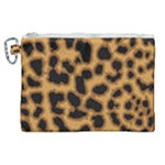 Leopard Print Spots Canvas Cosmetic Bag (XL)