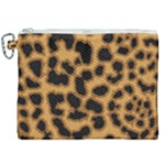 Leopard Print Spots Canvas Cosmetic Bag (XXL)