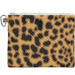 Leopard Print Spots Canvas Cosmetic Bag (XXXL)