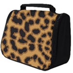 Leopard Print Spots Full Print Travel Pouch (Big)