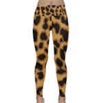 Leopard Print Spots Lightweight Velour Classic Yoga Leggings