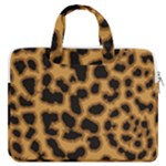 Leopard Print Spots MacBook Pro 16  Double Pocket Laptop Bag 