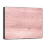 Pink Wood Canvas 14  x 11  (Stretched)