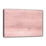 Pink Wood Canvas 18  x 12  (Stretched)