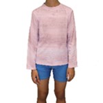 Pink Wood Kids  Long Sleeve Swimwear