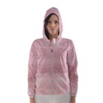 Pink Wood Women s Hooded Windbreaker