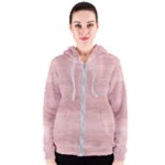 Pink Wood Women s Zipper Hoodie