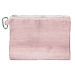 Pink Wood Canvas Cosmetic Bag (XL)