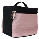 Pink Wood Make Up Travel Bag (Small)