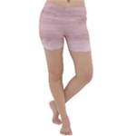 Pink Wood Lightweight Velour Yoga Shorts