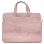 Pink Wood MacBook Pro 16  Double Pocket Laptop Bag 