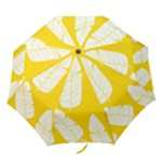 Yellow Banana Leaves Folding Umbrella