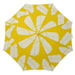 Yellow Banana Leaves Straight Umbrella