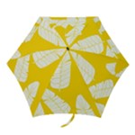 Yellow Banana Leaves Mini Folding Umbrella