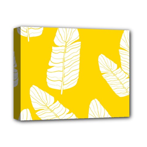 Yellow Banana Leaves Deluxe Canvas 14  x 11  (Stretched) from ArtsNow.com