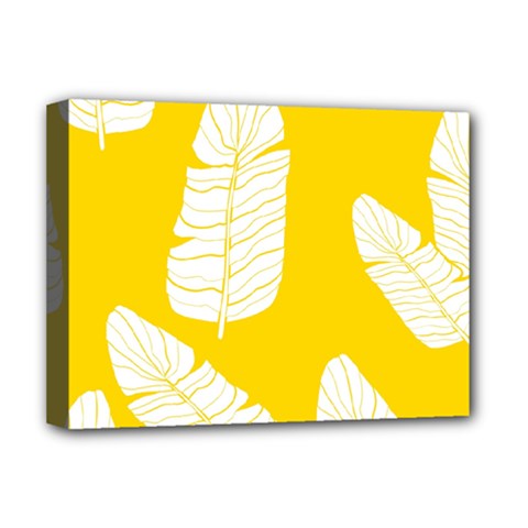 Yellow Banana Leaves Deluxe Canvas 16  x 12  (Stretched)  from ArtsNow.com