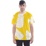 Yellow Banana Leaves Men s Sport Mesh Tee