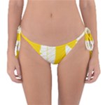 Yellow Banana Leaves Reversible Bikini Bottom