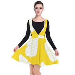 Plunge Pinafore Dress 