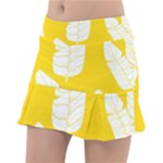 Yellow Banana Leaves Classic Tennis Skirt