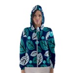 Vibrant Fall Autumn  Women s Hooded Windbreaker