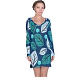 Vibrant Fall Autumn  Long Sleeve Nightdress