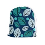 Vibrant Fall Autumn  Drawstring Pouch (XL)