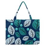 Vibrant Fall Autumn  Zipper Medium Tote Bag