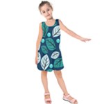 Vibrant Fall Autumn  Kids  Sleeveless Dress