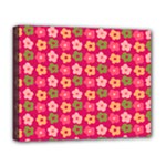 Little Flowers Garden   Deluxe Canvas 20  x 16  (Stretched)